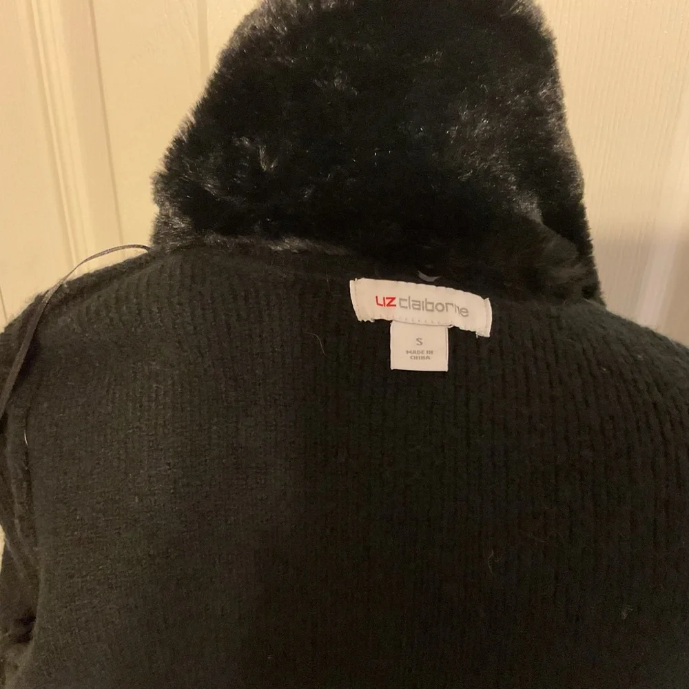 Liz Claiborne Black Cardigan‎ Sweater - Picture 3 of 3